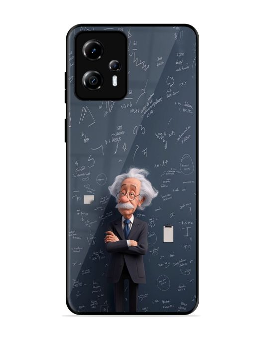 Albert Einstein Glossy Soft Edge Case for Motorola Moto G13 Chachhi