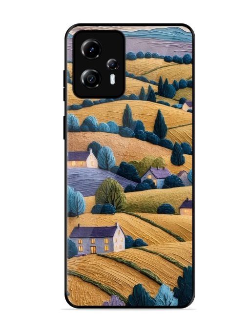 Rolling Hilltop Haven Glossy Soft Edge Case for Motorola Moto G13