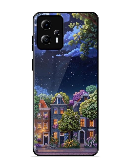 Moonlit Streets Glossy Soft Edge Case for Motorola Moto G13