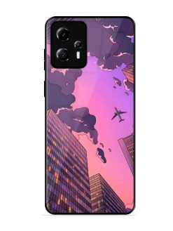 Urban Twilight Glossy Soft Edge Case for Motorola Moto G13