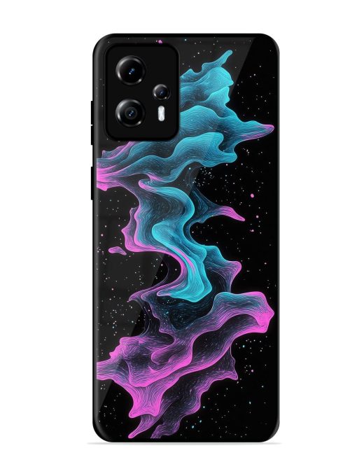 Cosmic Currents Glossy Soft Edge Case for Motorola Moto G13