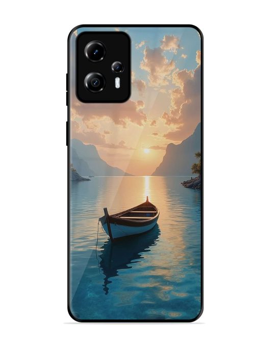 Serene Sunset Glossy Soft Edge Case for Motorola Moto G13