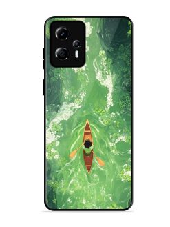 Solitude On The River Glossy Soft Edge Case for Motorola Moto G13