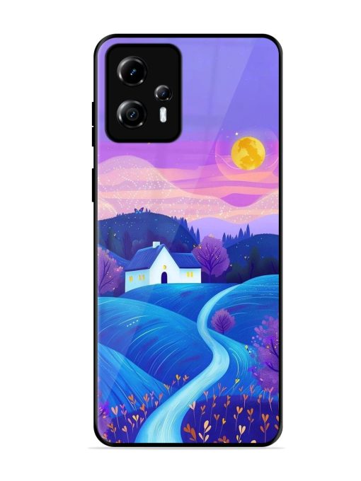 Moonlit Meadow Glossy Soft Edge Case for Motorola Moto G13
