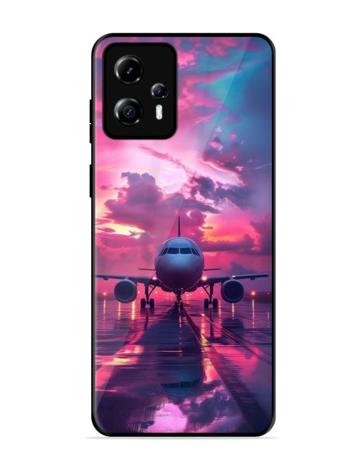 Neon Runway Glossy Soft Edge Case for Motorola Moto G13