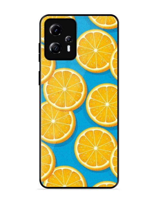 Citrus Symphony Glossy Soft Edge Case for Motorola Moto G13 Chachhi