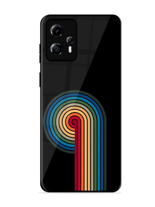 Rainbow Ripple Glossy Soft Edge Case for Motorola Moto G13
