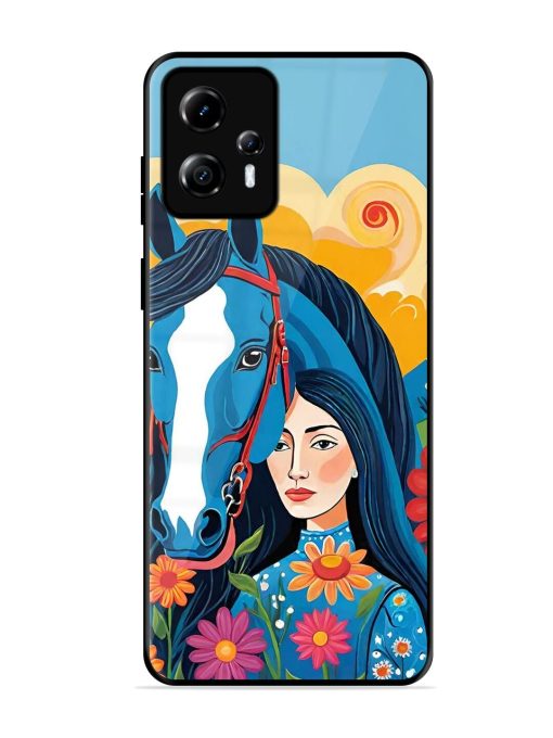 Equine Enchantment Glossy Soft Edge Case for Motorola Moto G13 Chachhi