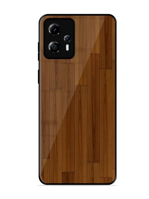 Warm Woodgrain Glossy Soft Edge Case for Motorola Moto G13 Chachhi