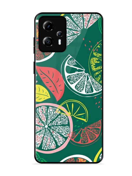 Citrus Symphony Glossy Soft Edge Case for Motorola Moto G13 Chachhi