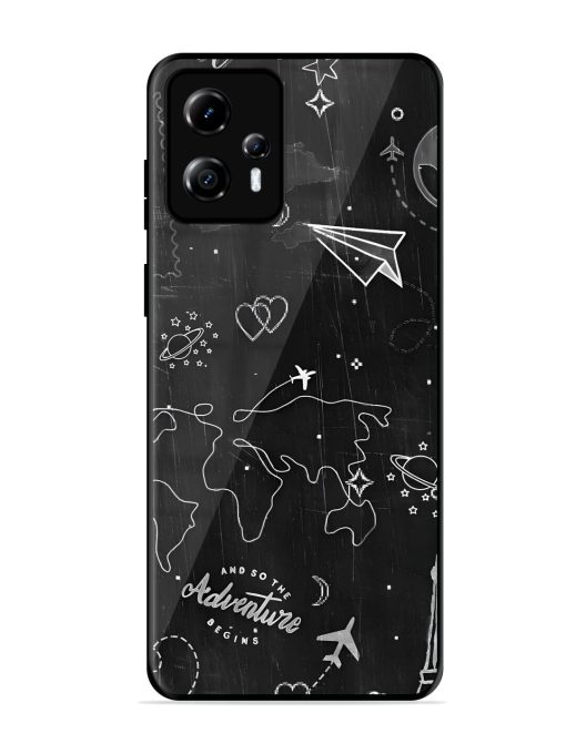 Wanderlust Sketchbook Glossy Soft Edge Case for Motorola Moto G13