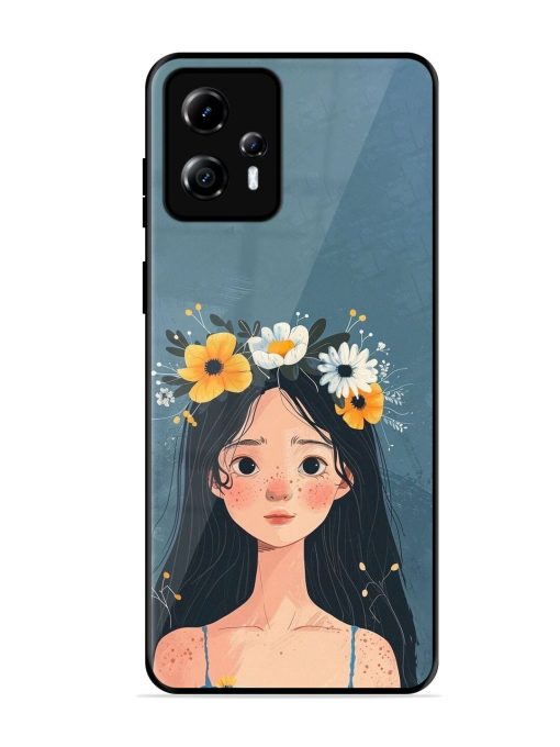 Gurl Art Glossy Soft Edge Case for Motorola Moto G13 Chachhi