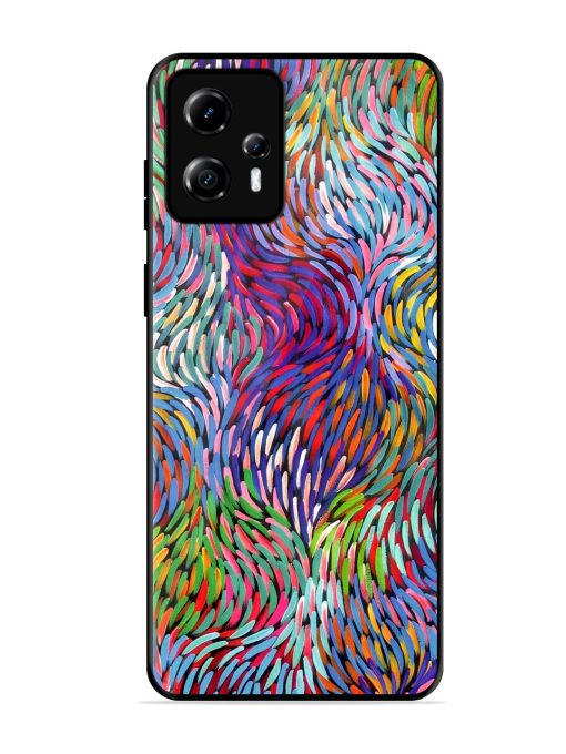 Vibrant Waves Glossy Soft Edge Case for Motorola Moto G13