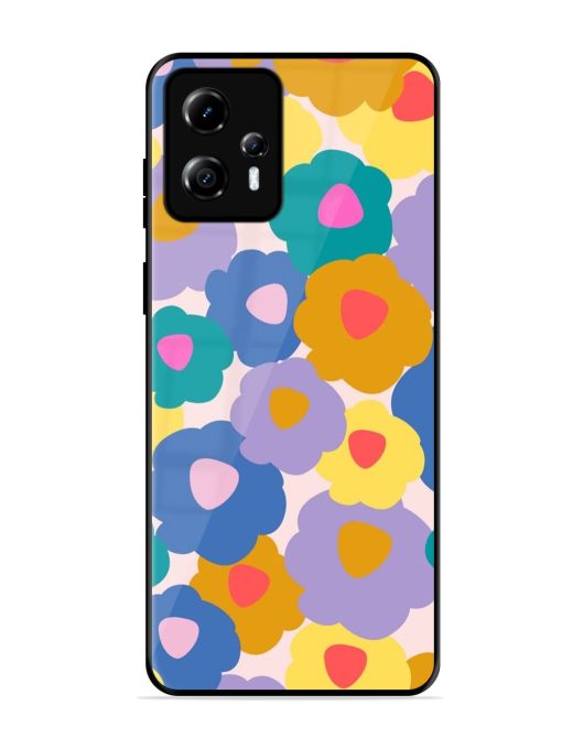 Flower Power Glossy Soft Edge Case for Motorola Moto G13 Chachhi