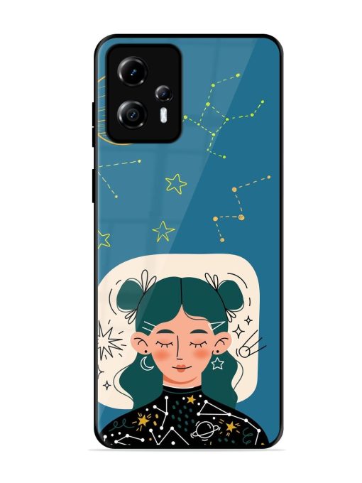 Cosmic Daydreamer Glossy Soft Edge Case for Motorola Moto G13 Chachhi