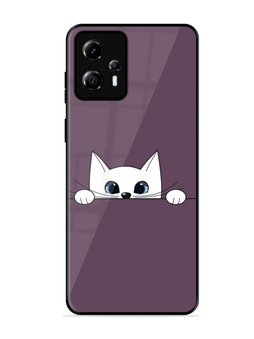 Peek-A-Boo Kitty Glossy Soft Edge Case for Motorola Moto G13