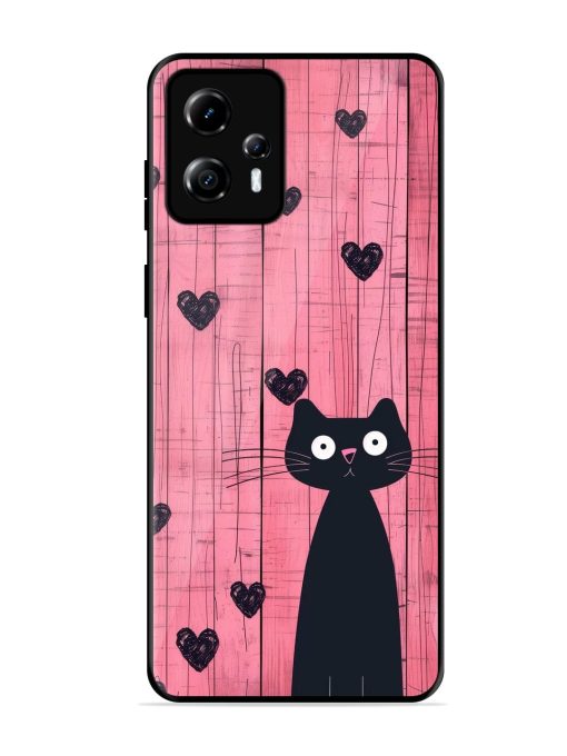 Feline Valentine'S Day Glossy Soft Edge Case for Motorola Moto G13 Chachhi