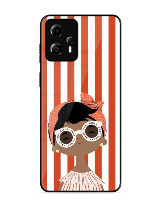 Girls Just Wanna Have Fun Glossy Soft Edge Case for Motorola Moto G13 Chachhi