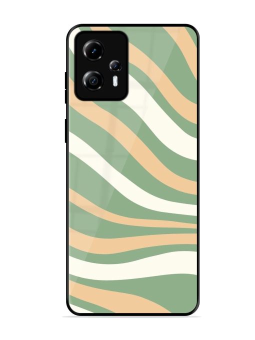 Wavy Pastel Paradise Glossy Soft Edge Case for Motorola Moto G13