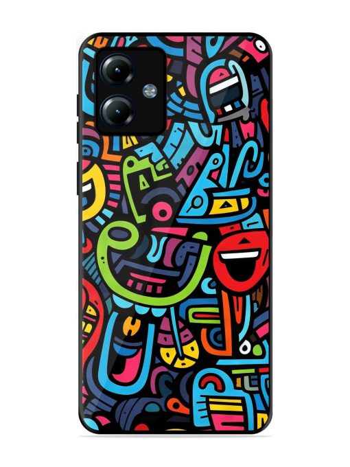 Doodlephoria Glossy Soft Edge Case for Motorola Moto G14 Chachhi