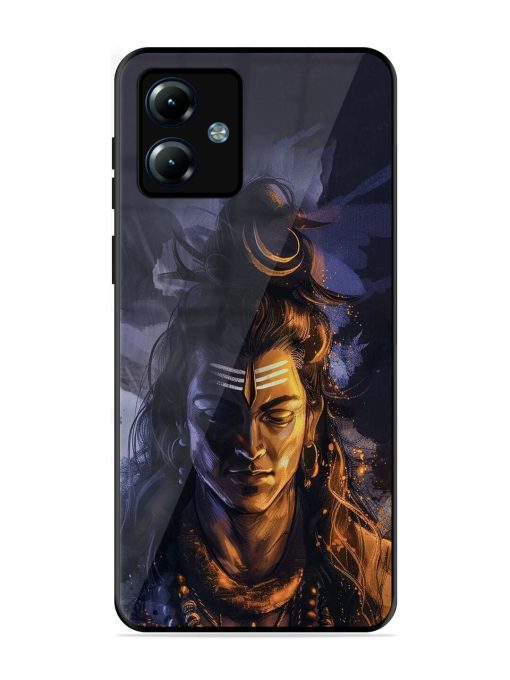 Lord Shiva Glossy Soft Edge Case for Motorola Moto G14 Chachhi