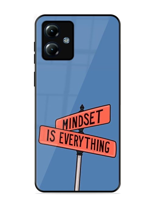 Mindset Matters Glossy Soft Edge Case for Motorola Moto G14 Chachhi