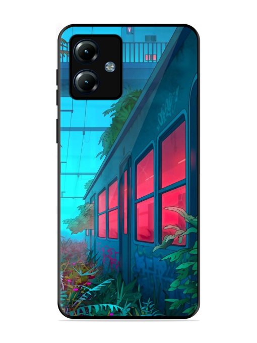 Urban Jungle Glossy Soft Edge Case for Motorola Moto G14 Chachhi