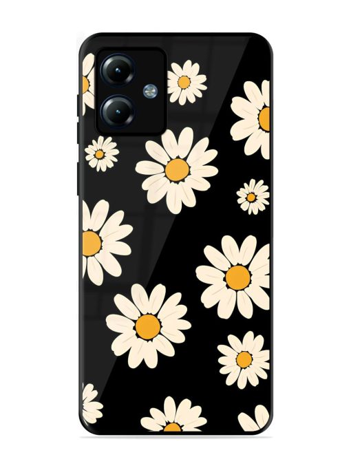 Daisies In The Night Glossy Soft Edge Case for Motorola Moto G14 Chachhi