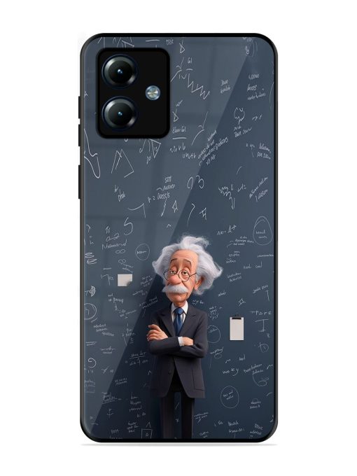 Albert Einstein Glossy Soft Edge Case for Motorola Moto G14 Chachhi