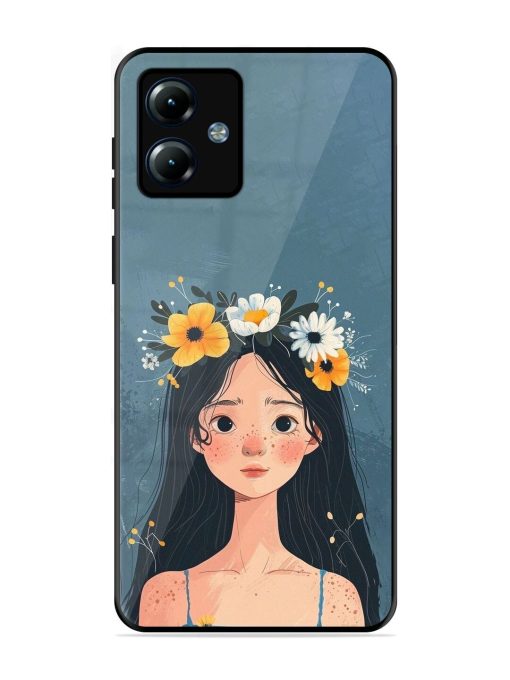 Gurl Art Glossy Soft Edge Case for Motorola Moto G14 Chachhi