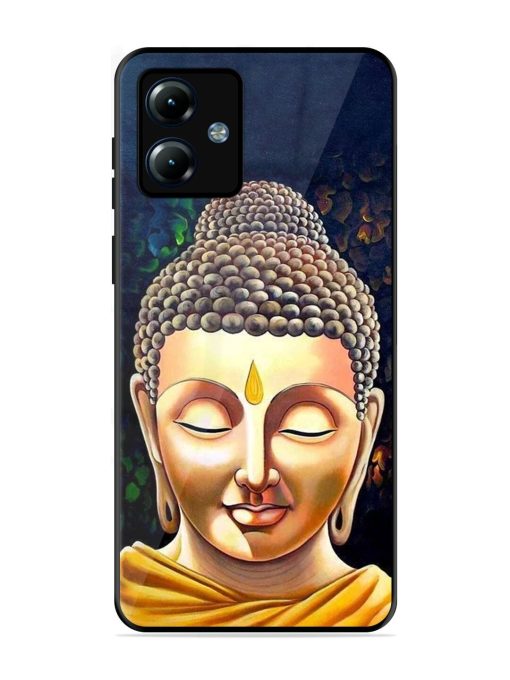 Buddha Face Glossy Soft Edge Case for Motorola Moto G14 Chachhi