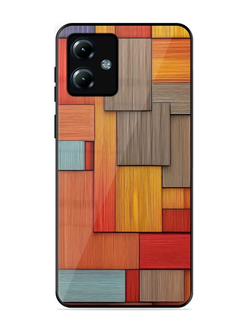 Woodsy Wonders Glossy Soft Edge Case for Motorola Moto G14 Chachhi