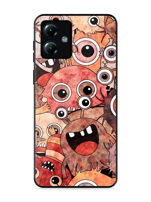 Monster Mash Glossy Soft Edge Case for Motorola Moto G14 Chachhi