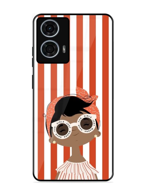 Girls Just Wanna Have Fun Glossy Soft Edge Case for Motorola Moto G24 Power