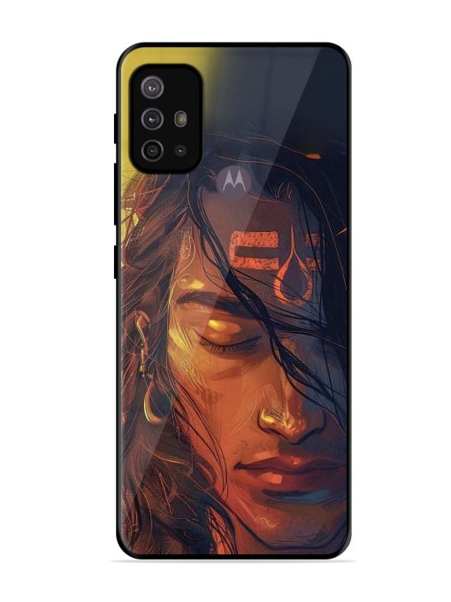 Tranquil Shiva Glossy Soft Edge Case for Motorola Moto G30 Chachhi