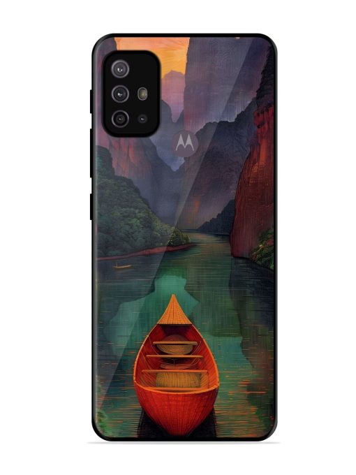 Serene Passage Glossy Soft Edge Case for Motorola Moto G30 Chachhi