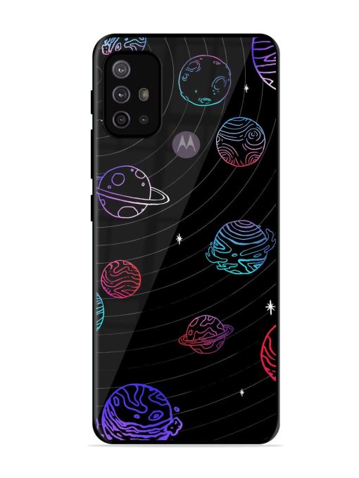 Cosmic Ballet Glossy Soft Edge Case for Motorola Moto G30 Chachhi