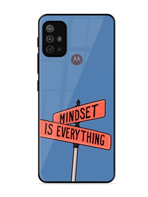 Mindset Matters Glossy Soft Edge Case for Motorola Moto G30 Chachhi