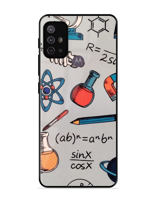 Science Doodle Glossy Soft Edge Case for Motorola Moto G30 Chachhi