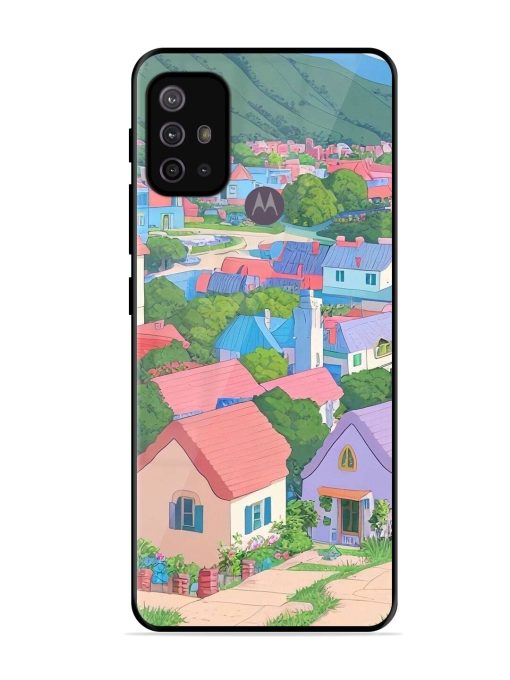 Pastel Paradise Glossy Soft Edge Case for Motorola Moto G30