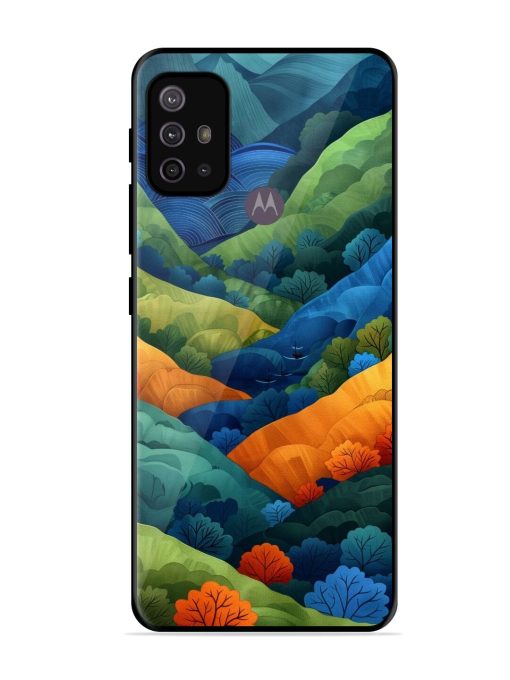 Serene Summits Glossy Soft Edge Case for Motorola Moto G30