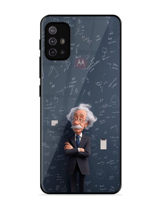 Albert Einstein Glossy Soft Edge Case for Motorola Moto G30 Chachhi