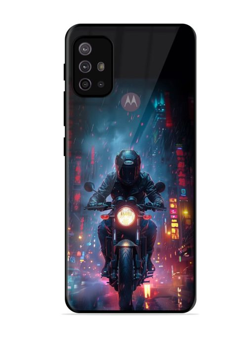 Neon Nights Glossy Soft Edge Case for Motorola Moto G30