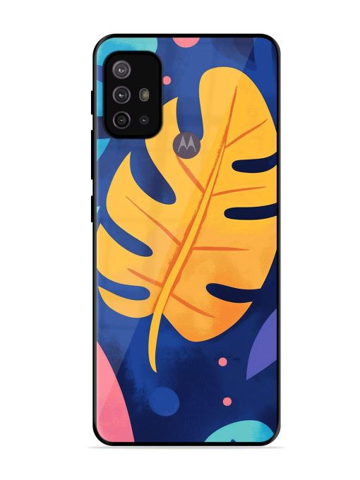 Tropical Tapestry Glossy Soft Edge Case for Motorola Moto G30