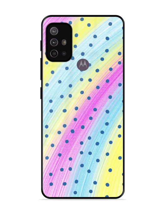 Polka Dot Paradise Glossy Soft Edge Case for Motorola Moto G30 Chachhi