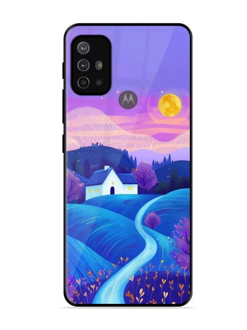 Moonlit Meadow Glossy Soft Edge Case for Motorola Moto G30
