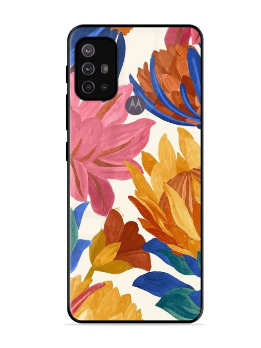 Blooming Tapestry Glossy Soft Edge Case for Motorola Moto G30 Chachhi