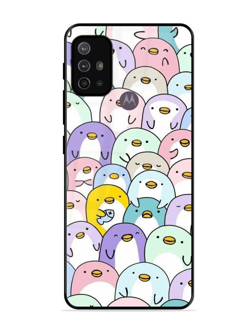 Penguin Party Glossy Soft Edge Case for Motorola Moto G30