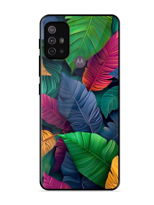 Tropical Tapestry Glossy Soft Edge Case for Motorola Moto G30 Chachhi