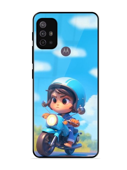 Little Rider Glossy Soft Edge Case for Motorola Moto G30